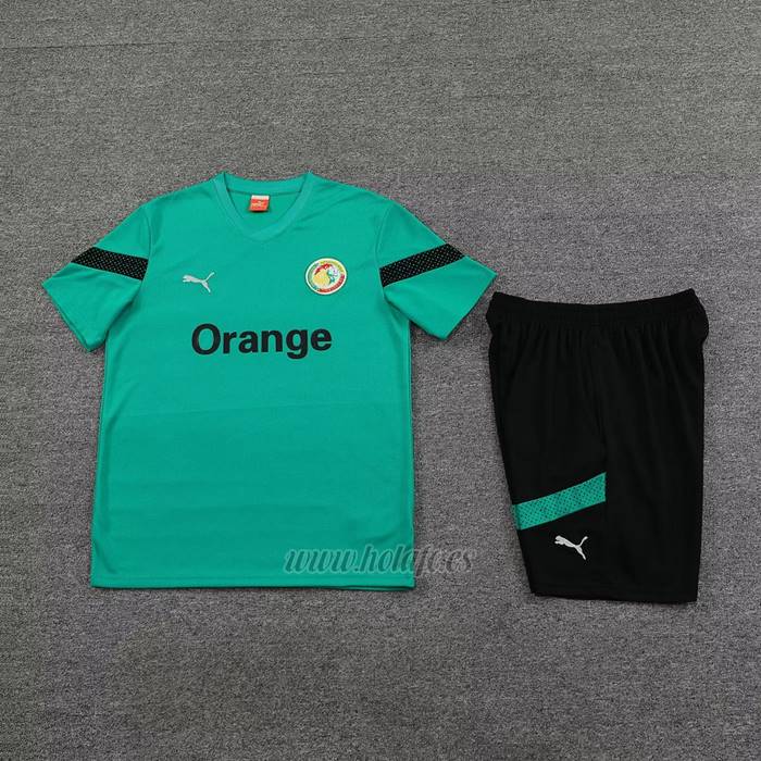 Chandal del Senegal Manga Corta 2023-2024 Verde - Pantalon Corto